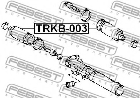 Пыльник рулевой рейки FEBEST TRKB-003 Пыльник рулевой рейки FEBEST TRKB-003