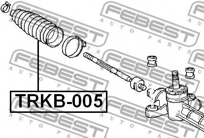 Пыльник рулевой рейки FEBEST TRKB-005 Пыльник рулевой рейки FEBEST TRKB-005