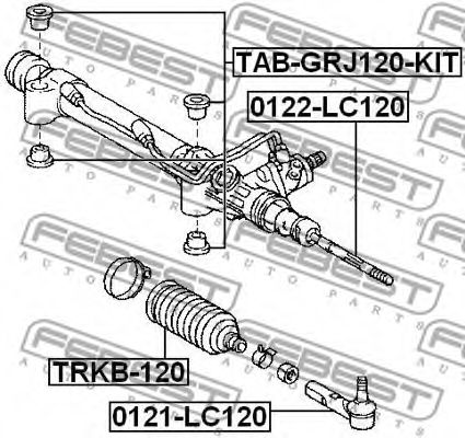 Пыльник рулевой рейки FEBEST TRKB-120 Пыльник рулевой рейки FEBEST TRKB-120