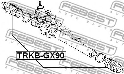 Пыльник рулевой рейки FEBEST TRKB-GX90 Пыльник рулевой рейки FEBEST TRKB-GX90