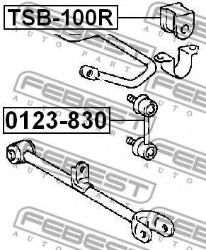 Втулка стабилизатора FEBEST TSB-100R Втулка стабилизатора FEBEST TSB-100R