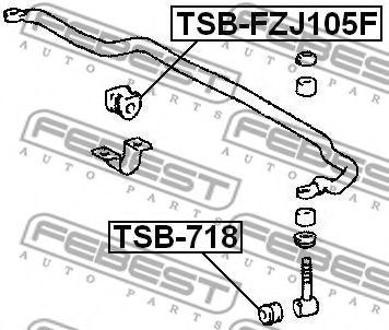 Сайлентблок рычага FEBEST TSB-718 Сайлентблок рычага FEBEST TSB-718