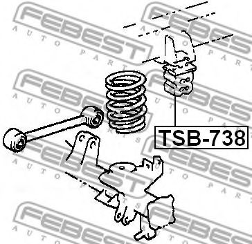 Отбойник FEBEST TSB-738 Отбойник FEBEST TSB-738