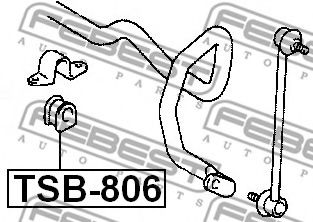 Втулка стабилизатора FEBEST TSB-806 Втулка стабилизатора FEBEST TSB-806