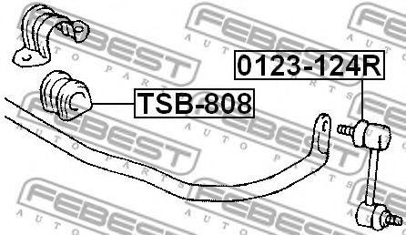Втулка стабилизатора FEBEST TSB-808 Втулка стабилизатора FEBEST TSB-808