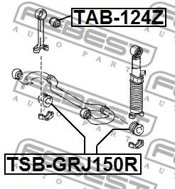 Втулка стабилизатора FEBEST TSB-GRJ150R Втулка стабилизатора FEBEST TSB-GRJ150R