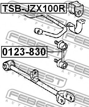 Втулка стабилизатора FEBEST TSB-JZX100R Втулка стабилизатора FEBEST TSB-JZX100R