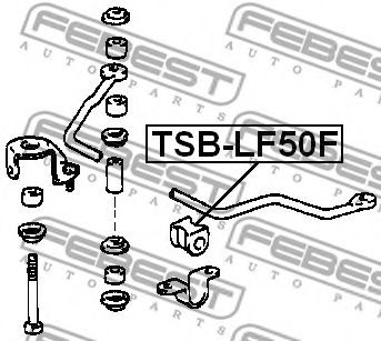 Втулка стабилизатора FEBEST TSB-LF50F Втулка стабилизатора FEBEST TSB-LF50F