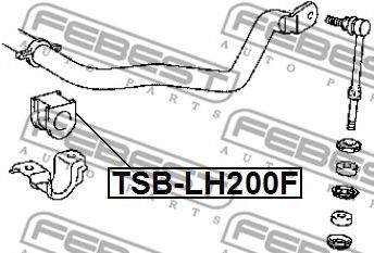 Втулка стабилизатора FEBEST TSB-LH200F Втулка стабилизатора FEBEST TSB-LH200F