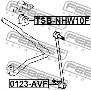 Втулка стабилизатора FEBEST TSB-NHW10F Втулка стабилизатора FEBEST TSB-NHW10F