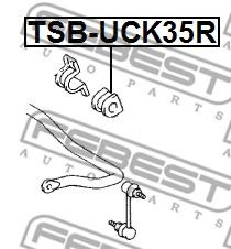 Втулка стабилизатора FEBEST TSB-UCK35R Втулка стабилизатора FEBEST TSB-UCK35R