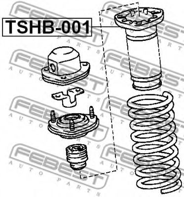 Пыльник амортизатора FEBEST TSHB-001 Пыльник амортизатора FEBEST TSHB-001