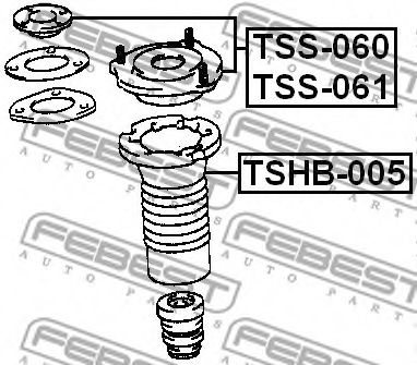 Пыльник амортизатора FEBEST TSHB-005 Пыльник амортизатора FEBEST TSHB-005