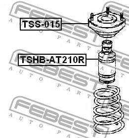 Пыльник амортизатора FEBEST TSHB-AT210R Пыльник амортизатора FEBEST TSHB-AT210R