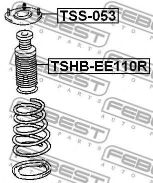 Пыльник амортизатора FEBEST TSHB-EE110R Пыльник амортизатора FEBEST TSHB-EE110R