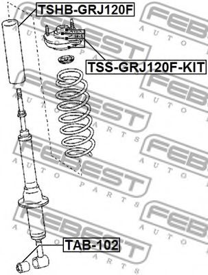 Пыльник амортизатора FEBEST TSHB-GRJ120F Пыльник амортизатора FEBEST TSHB-GRJ120F