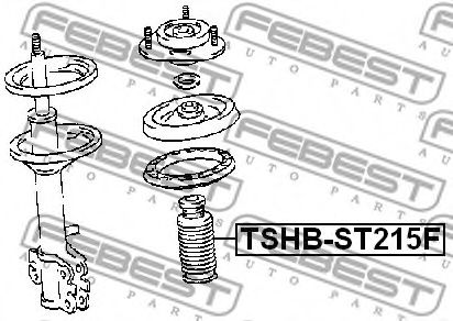 Пыльник амортизатора FEBEST TSHB-ST215F Пыльник амортизатора FEBEST TSHB-ST215F