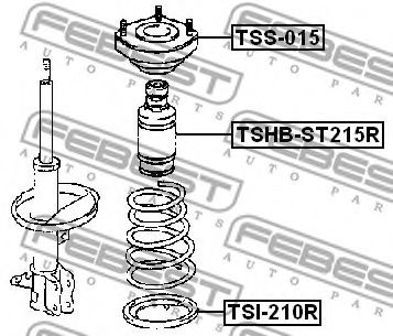 Пыльник амортизатора FEBEST TSHB-ST215R Пыльник амортизатора FEBEST TSHB-ST215R