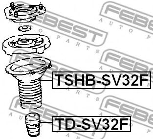Пыльник амортизатора FEBEST TSHB-SV32F Пыльник амортизатора FEBEST TSHB-SV32F