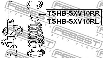 Пыльник амортизатора FEBEST TSHB-SXV10RL Пыльник амортизатора FEBEST TSHB-SXV10RL