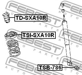 Тарелка пружины FEBEST TSI-SXA10R Тарелка пружины FEBEST TSI-SXA10R