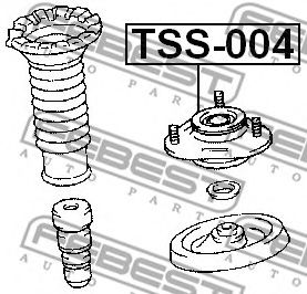 Подвеска, амортизатор FEBEST TSS-004 Подвеска, амортизатор FEBEST TSS-004