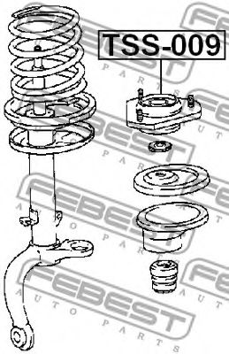 Подвеска, амортизатор FEBEST TSS-009 Подвеска, амортизатор FEBEST TSS-009