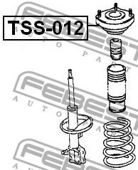 Подвеска, амортизатор FEBEST TSS-012 Подвеска, амортизатор FEBEST TSS-012