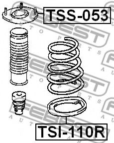 Подвеска, амортизатор FEBEST TSS-053 Подвеска, амортизатор FEBEST TSS-053