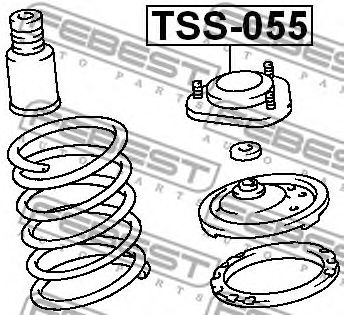 Подвеска, амортизатор FEBEST TSS-055 Подвеска, амортизатор FEBEST TSS-055