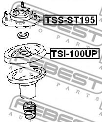 Подвеска, амортизатор FEBEST TSS-ST195 Подвеска, амортизатор FEBEST TSS-ST195