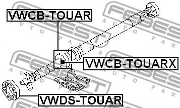 Подвесной подшипник FEBEST VWCB-TOUAR Подвесной подшипник FEBEST VWCB-TOUAR