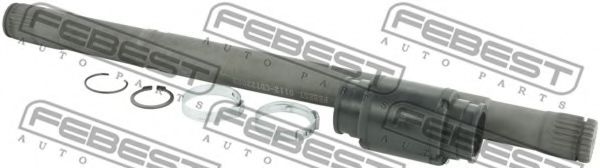 Полуось в сборе FEBEST 0112-CDT220RH