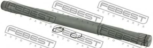 Полуось в сборе FEBEST 0112-CT220RH