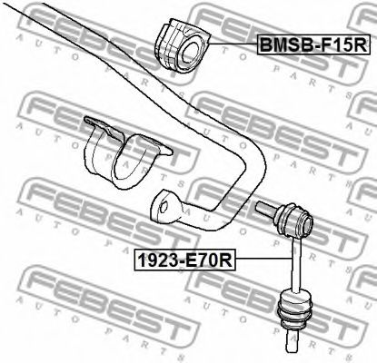Втулка стабилизатора FEBEST BMSB-F15R Втулка стабилизатора FEBEST BMSB-F15R