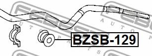 Втулка стабилизатора FEBEST BZSB-129 Втулка стабилизатора FEBEST BZSB-129