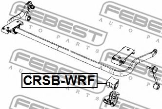 Втулка стабилизатора FEBEST CRSB-WRF