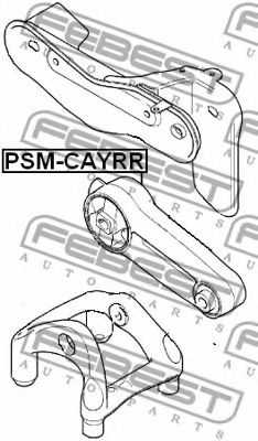 Подушка двигателя FEBEST PSM-CAYRR Подушка двигателя FEBEST PSM-CAYRR