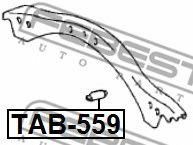 Сайлентблок рычага FEBEST TAB-559 Сайлентблок рычага FEBEST TAB-559