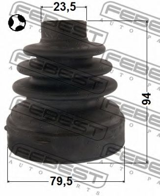 Пыльник шруса FEBEST 0215-J32T Пыльник шруса FEBEST 0215-J32T