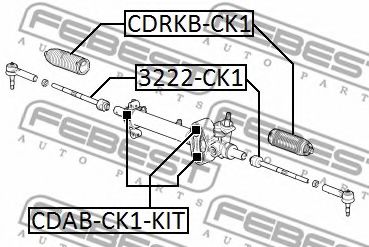 Рулевая тяга FEBEST 3222-CK1 Рулевая тяга FEBEST 3222-CK1