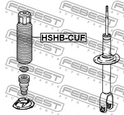 Пыльник амортизатора FEBEST HSHB-CUF Пыльник амортизатора FEBEST HSHB-CUF