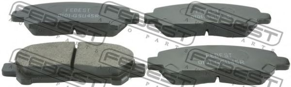 Тормозные колодки FEBEST 0101-GSU45R