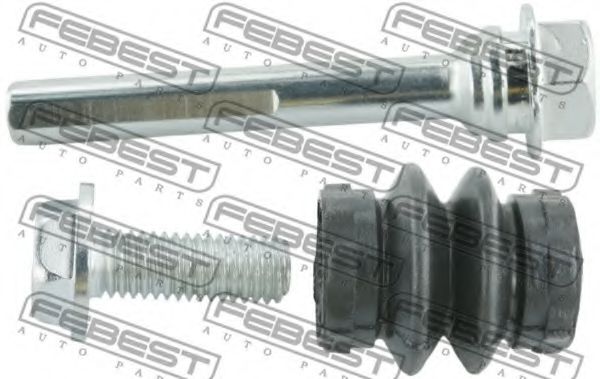 Направляющий болт, корпус скобы тормоза FEBEST 2374-5M1R-KIT