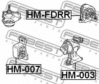 Подушка двигателя FEBEST HM-FDRR