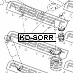Отбойник FEBEST KD-SORR Отбойник FEBEST KD-SORR