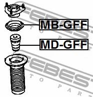 Отбойник FEBEST MD-GFF Отбойник FEBEST MD-GFF