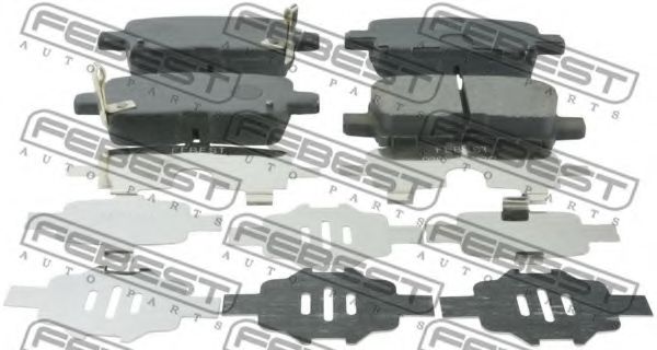 Тормозные колодки FEBEST 0301-MRVR