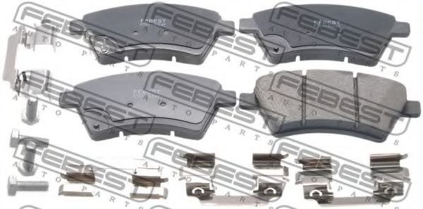 Тормозные колодки FEBEST 0701-SX4F