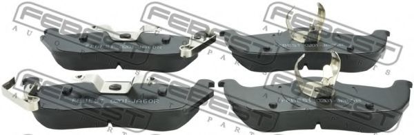 Тормозные колодки FEBEST 0201-JA60R Тормозные колодки FEBEST 0201-JA60R